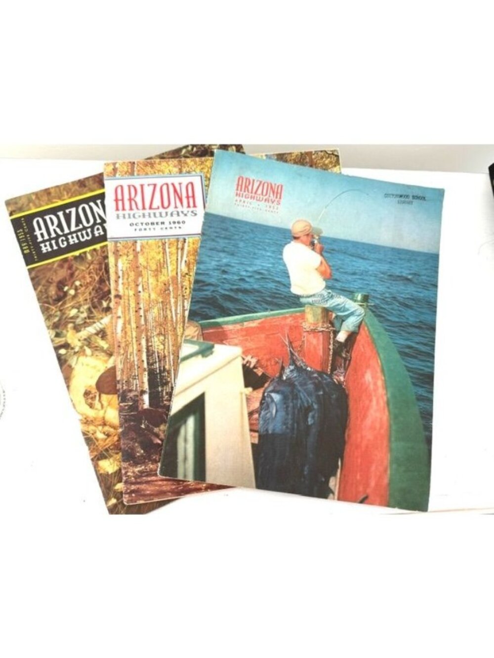 Vintage Arizona Highways Magazine Lot of 3 1952 1953 1960 Arizona Travel Nature